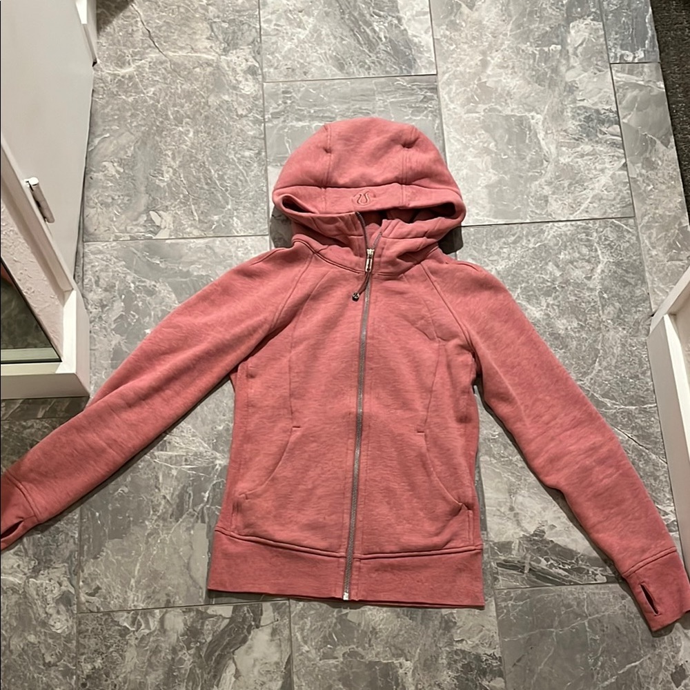 lululemon athletica Pink Hoodie Cardigan